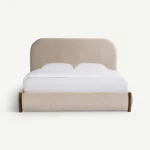 Narmen Queen Bed 160x200cm Ecru