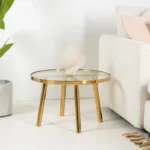 Carey End Table Gold I