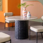 Merien 4 Seater Dining Table White