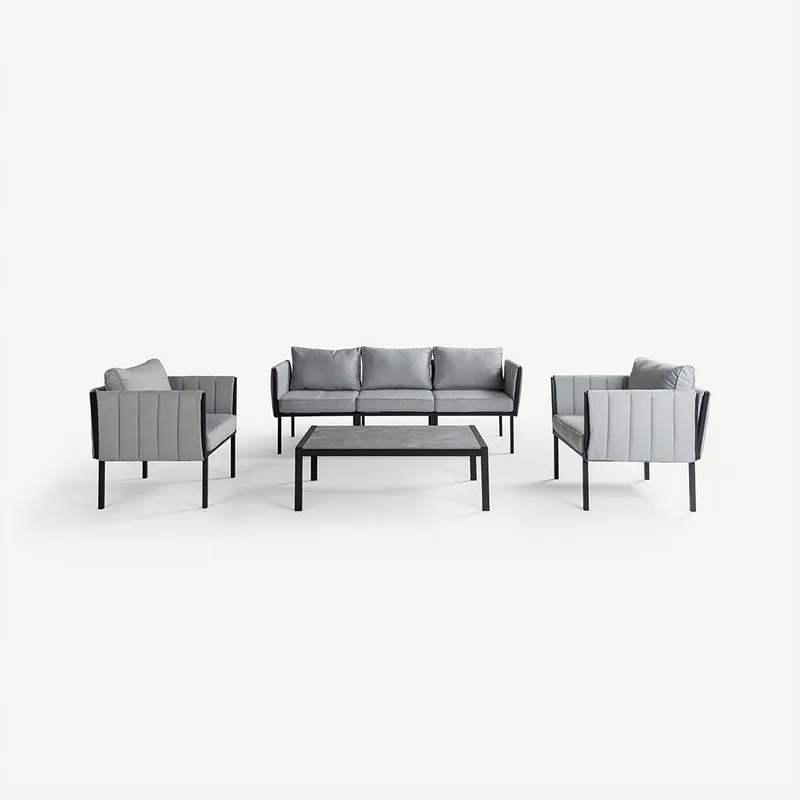 Norel 6pcs Sofa Set Multicolor
